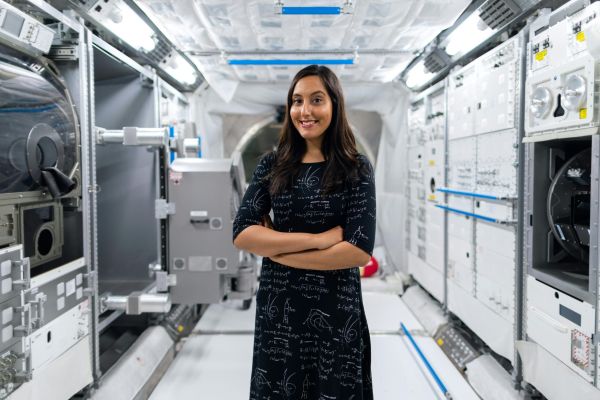 female scientist at work