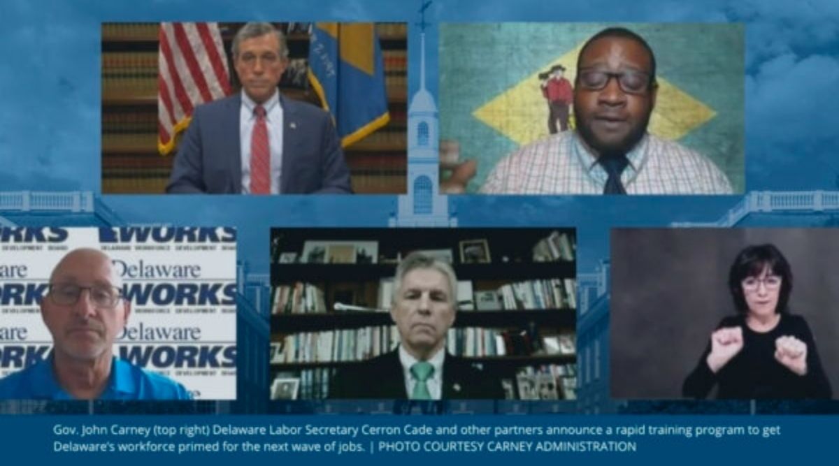 job retraining program in Delaware