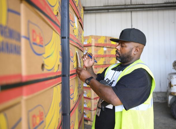 container ship in Delaware