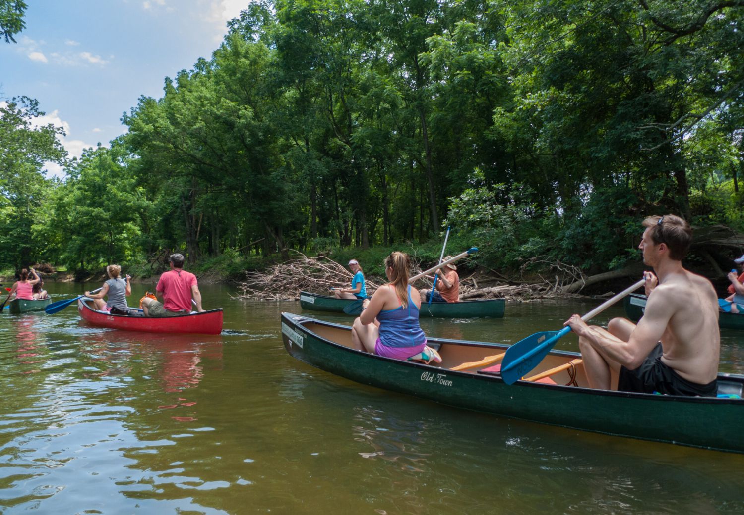 kayaking